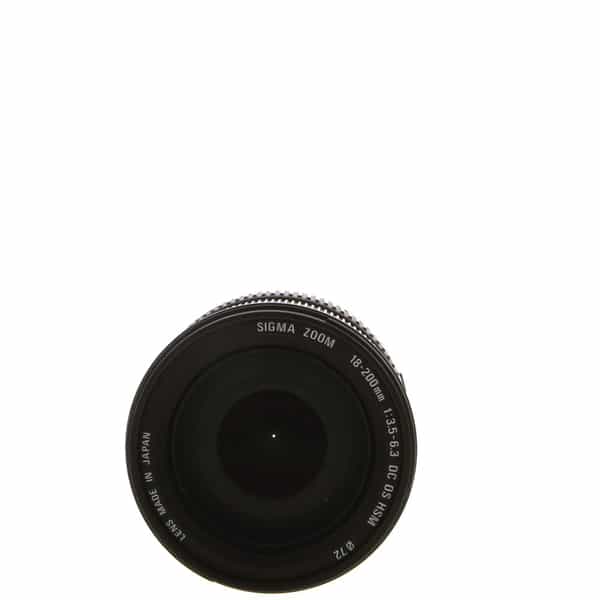 Sigma 18-200mm f/3.5-6.3 DC OS HSM AF Lens for Nikon APS-C DSLR {72} at KEH  Camera