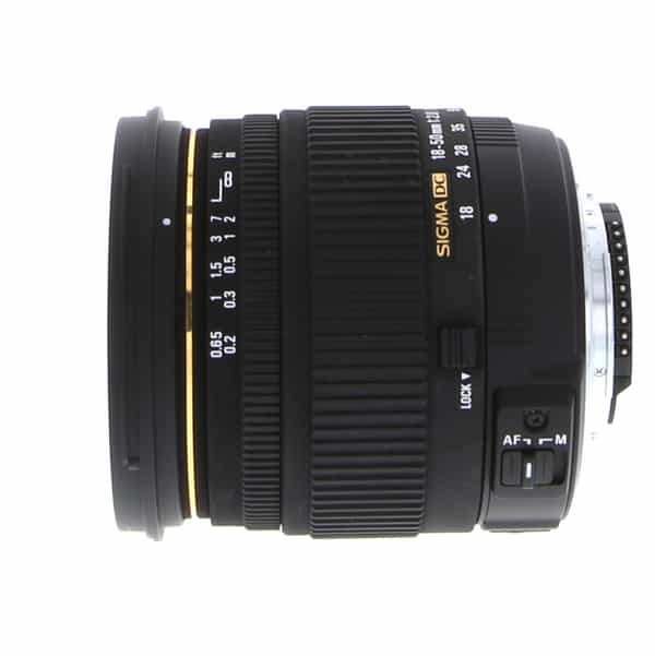 Sigma 18-50mm f/2.8 DC EX Macro HSM APS-C (DX) Autofocus Lens for Nikon  F-Mount {72} at KEH Camera