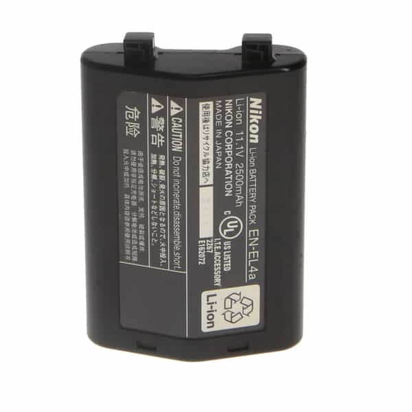 Nikon EN-EL4A Li-Ion Battery (D2H,D2X,D2XS,D3,D3X) (Requires BL-1,BL-4  Cover) at KEH Camera