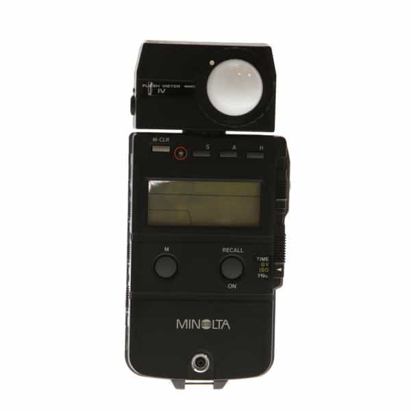 Minolta Flash Meter IV with Spherical Diffuser (Ambient/Flash) at KEH Camera