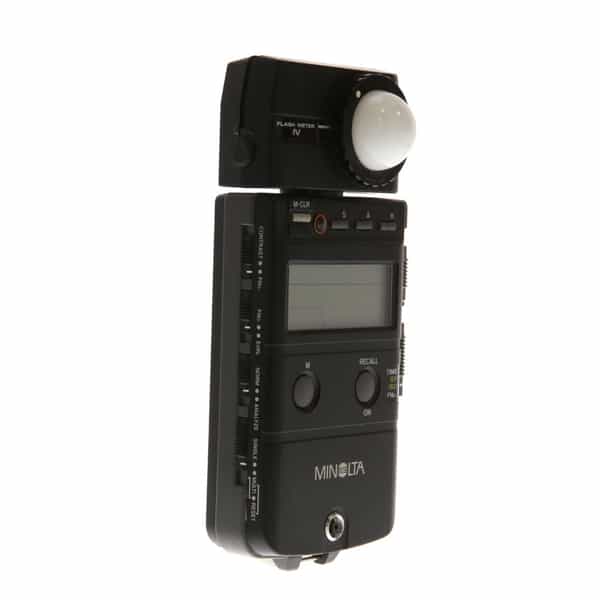 Minolta Flash Meter IV with Spherical Diffuser (Ambient/Flash) at KEH Camera