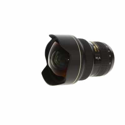 Nikon AF-S NIKKOR 14-24mm f/2.8 G ED Autofocus IF Lens, Black with Built-in  Petal Hood - With Caps - LN-