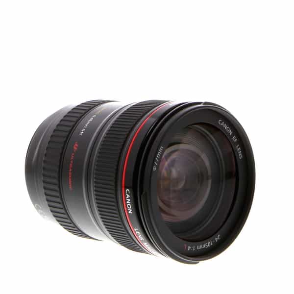 Canon 24-105mm f/4 L IS USM Macro EF-Mount Lens {77} at KEH Camera