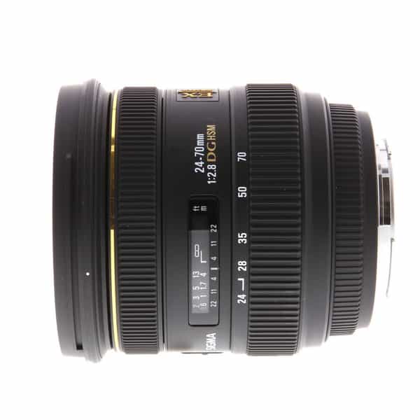Sigma 24-70mm f/2.8 EX DG HSM IF Lens for Canon EF-Mount {82} at KEH Camera