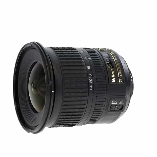 Nikon AF-S DX Nikkor 10-24mm f/3.5-4.5 G ED Autofocus APS-C Lens, Black  {77} at KEH Camera