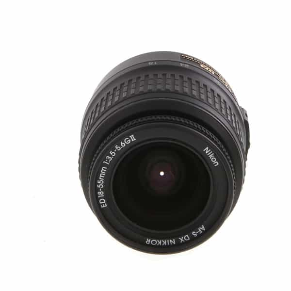 Nikon AF-S DX Nikkor 18-55mm f/3.5-5.6 G ED II Autofocus APS-C Lens, Black  {52} at KEH Camera