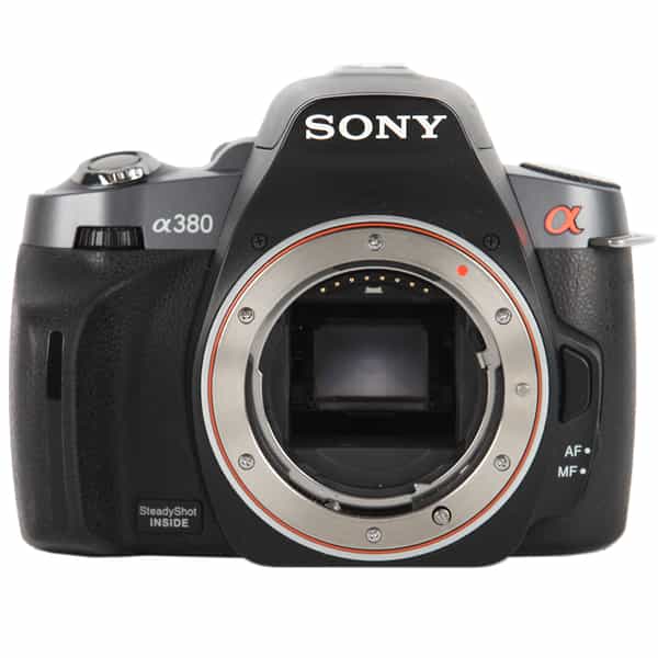 Sony Alpha a380 DSLR Camera Body, Black {14.2MP} at KEH Camera