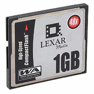 Lexar 1GB 40X Compact Flash [CF] Memory Card at KEH Camera