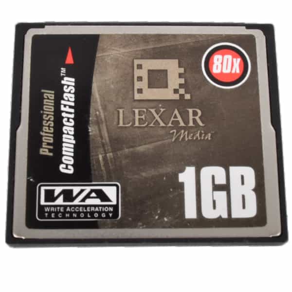 Lexar 1GB 80X Compact Flash [CF] Memory Card at KEH Camera