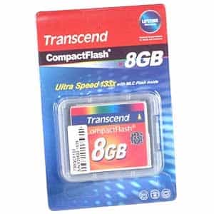 Transcend 8GB 133X Compact Flash [CF] Memory Card at KEH Camera