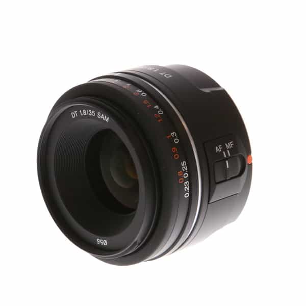Sony 35mm F/1.8 DT SAM A-Mount Autofocus Lens [55] at KEH Camera