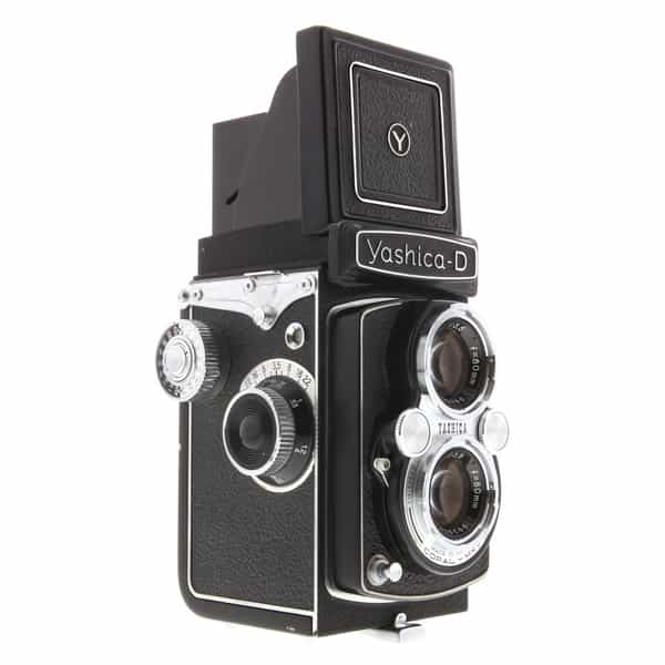 Yashica D Medium Format TLR Camera with 80mm F/3.5 Yashikor, Black (120  Film) at KEH Camera