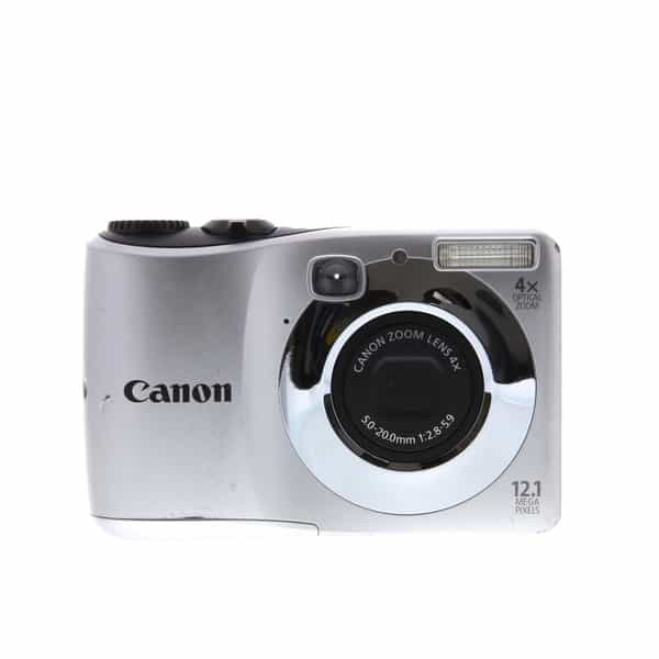 Canon Powershot A1200 HD Silver Digital Camera {12.1MP} (Requires 2/AA) at  KEH Camera
