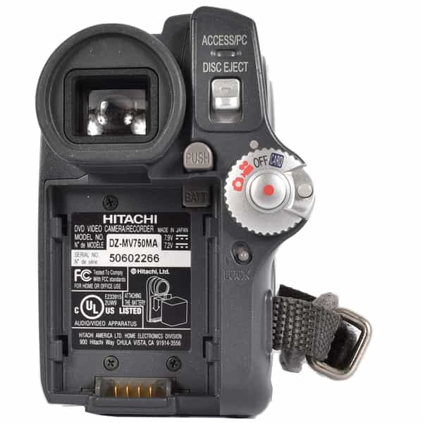 Hitachi DZ-MV750MA Mini-DVD Digital Video Camcorder at KEH Camera