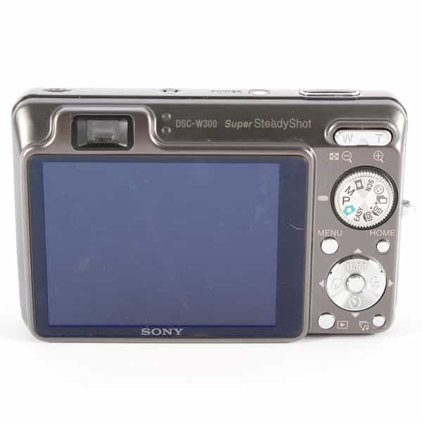Sony Cyber-Shot DSC-W300 Digital Camera, Black {13.6MP} at KEH Camera