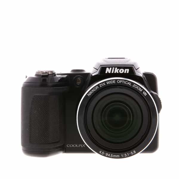 Nikon Coolpix L120 Digital Camera, Black {14.1MP} Camera Only at KEH Camera