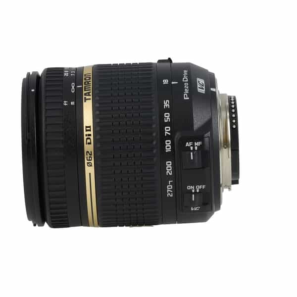 Tamron 18-270mm f/3.5-6.3 Di II PZD VC (8-Pin) APS-C (DX) Lens for Nikon  F-Mount {62} B008N at KEH Camera