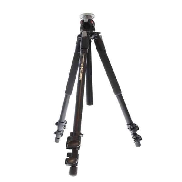 Manfrotto 190XPROB Tripod Legs with Transverse Rapid Column, 3-Section,  Black, 3.35-57.48 in. at KEH Camera