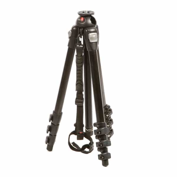Manfrotto 055 Magfiber Tripod Legs, 4 Section, 21-65\", Black (055MF4) at  KEH Camera