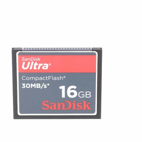 Sandisk 16GB 30 MB/s Ultra Compact Flash [CF] Memory Card at KEH Camera