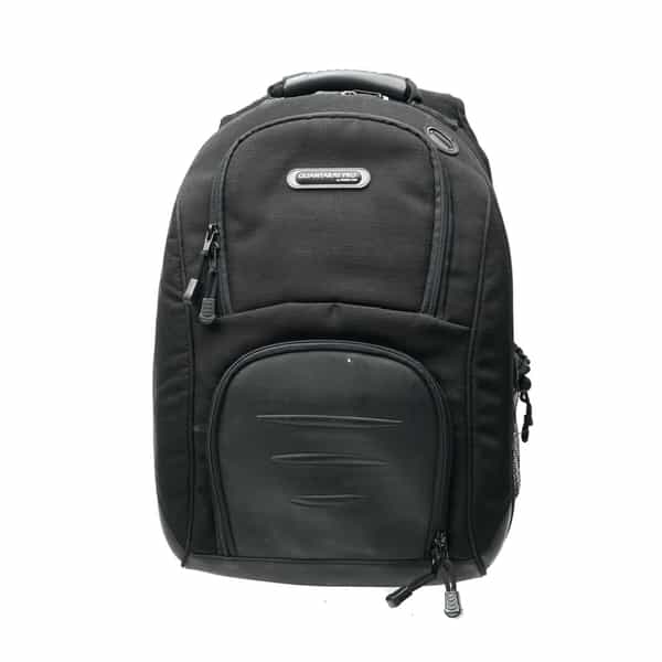 Quantaray Pro U100 Urban Gear Backpack Black, 2 Front Pockets, 17x12x9" at  KEH Camera