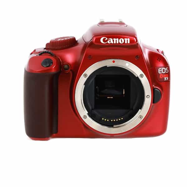 Canon EOS Rebel T3 DSLR Camera Body, Red {12.2MP} at KEH Camera