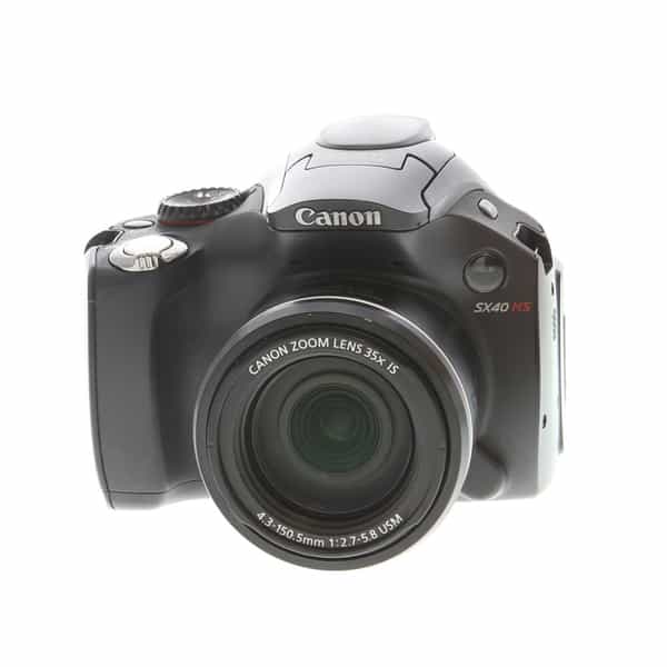 Canon Powershot SX40 HS Digital Camera, Black {12.1MP} at KEH Camera