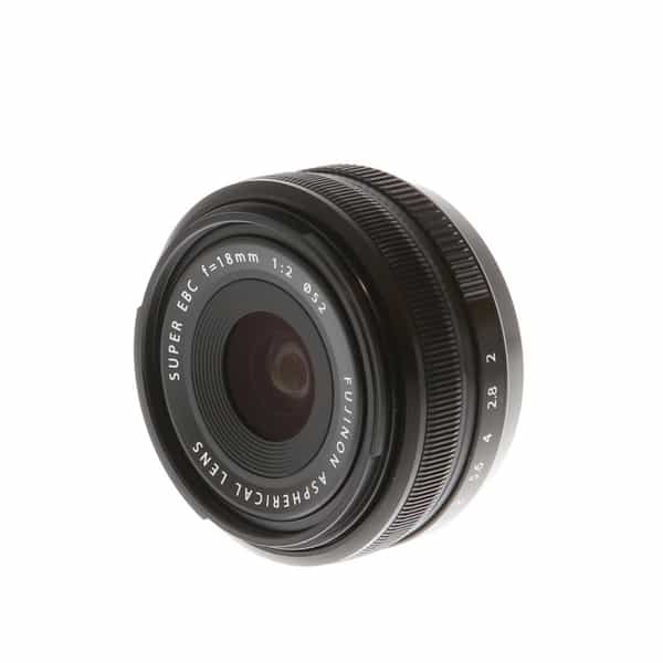 Klap desinfecteren Overweldigend Fujifilm XF 18mm f/2 R Fujinon APS-C Lens for X-Mount, Black {52} at KEH  Camera