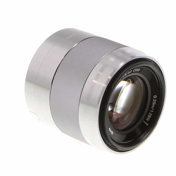 Sony E 50mm f/1.8 E OSS Autofocus APS-C Lens for E-Mount, Silver {49}  SEL50F18 at KEH Camera