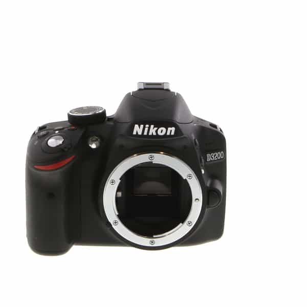 Nikon D3200 DSLR Camera Body, Black {24.2MP} - With Battery and Charger - EX