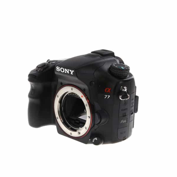 Sony Alpha SLT-a77 DSLR Camera Body, Black {24.3MP} at KEH Camera