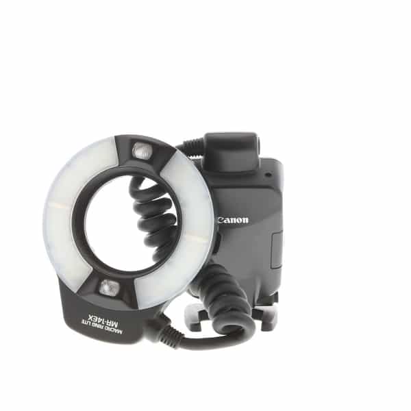 Canon Macro Ring Lite MR-14EX Macrolite Flash Unit for use with Canon 50  f/2.5, 65 f/2.8, 100 f/2.8 Macro Lenses at KEH Camera