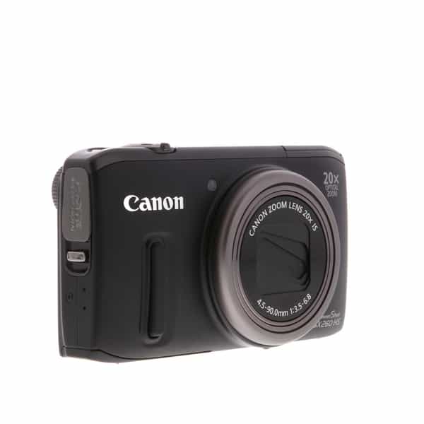Canon Powershot SX260HS Digital Camera, Black {12.1MP} at KEH Camera
