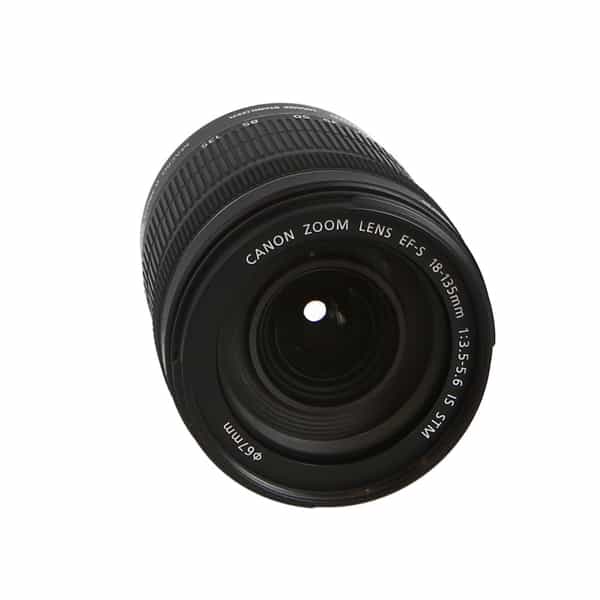 Canon EF-S 18-135mm f/3.5-5.6 IS STM Autofocus APS-C Lens, Black {67} at  KEH Camera