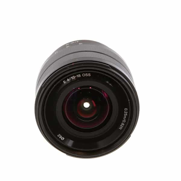 Sony 10-18mm f/4 E OSS AF E-Mount Lens, Black {62} SEL1018 - Used Camera  Lenses at KEH Camera at KEH Camera