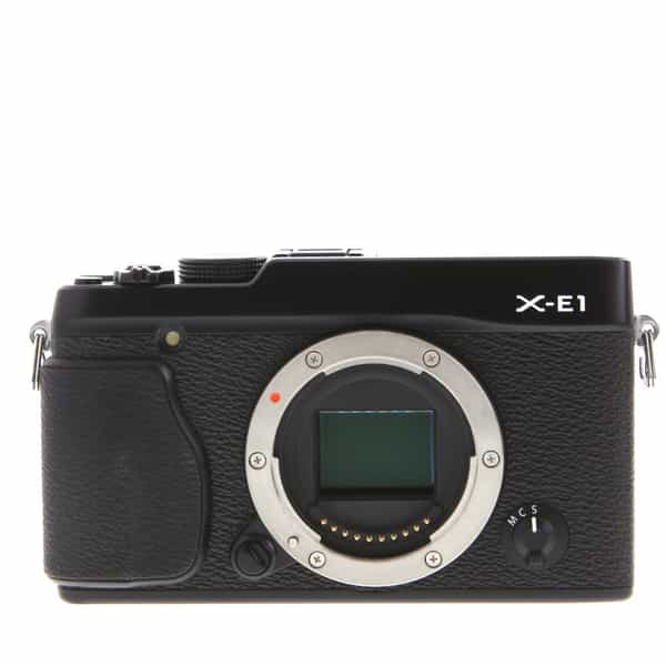 Fujifilm X-E1 Mirrorless Camera Body, Black {16.3MP} at KEH Camera