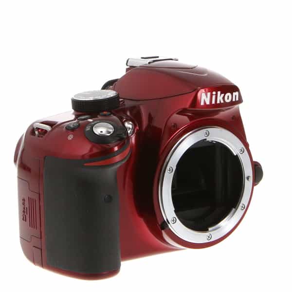Nikon D3200 DSLR Camera Body, Red {24.2MP} at KEH Camera