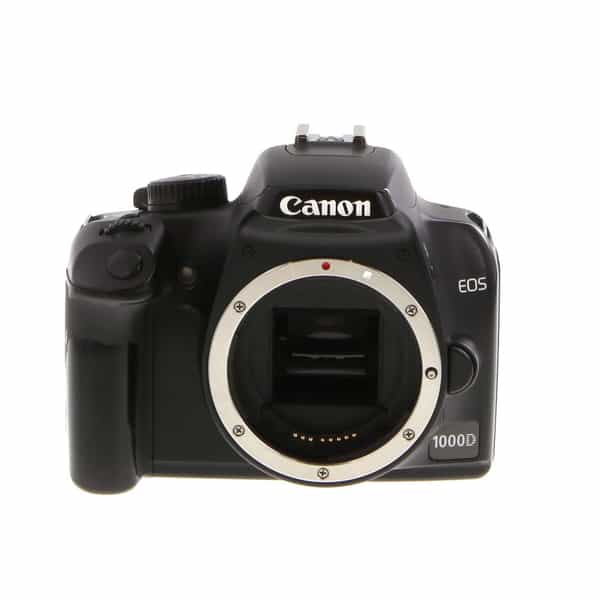 Canon EOS 1000D (European Rebel XS) DSLR Camera Body, Black {10.1MP} at KEH  Camera