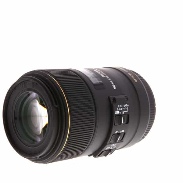 Sigma 105mm f/2.8 Macro EX DG HSM OS (1:1) Lens for Canon EF-Mount {62} at  KEH Camera
