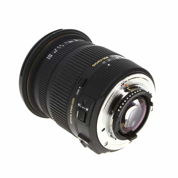 Sigma 17-50mm f/2.8 EX DC OS HSM (FLD) Autofocus APS-C Lens for Select  Nikon F-Mount Cameras {77} - With Case, Caps and Hood - EX+