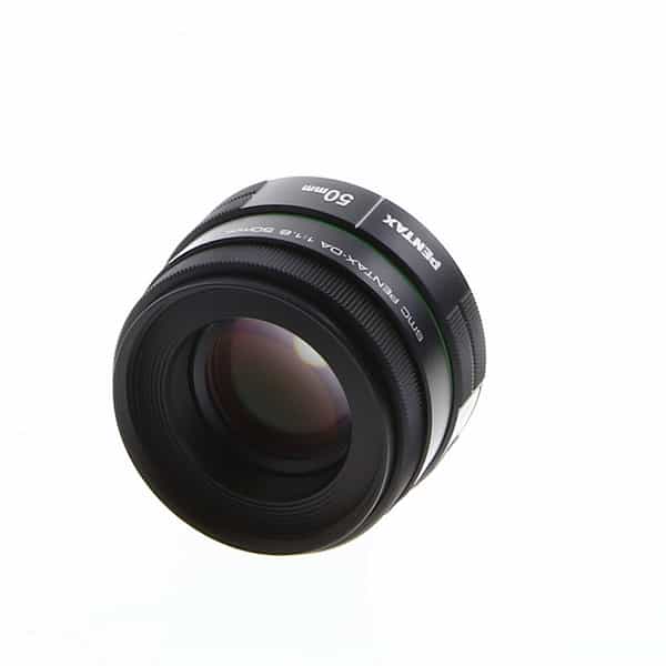 Pentax 50mm f/1.8 SMC PENTAX-DA Autofocus APS-C Lens for K-Mount, Black  {52} at KEH Camera