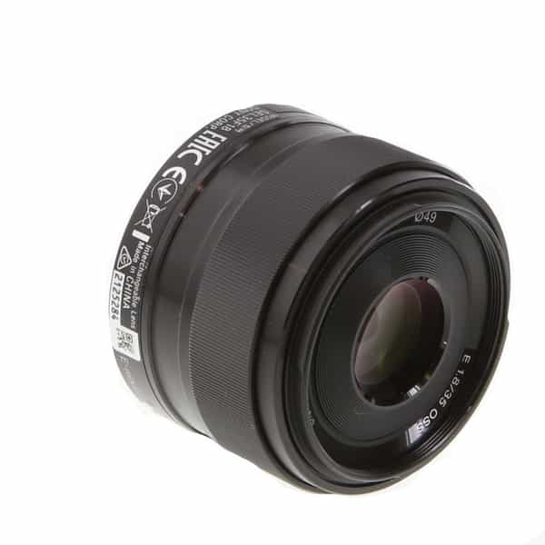 Sony E 35mm f/1.8 OSS Autofocus APS-C Lens for E-Mount, Black {49} SEL35F18  at KEH Camera