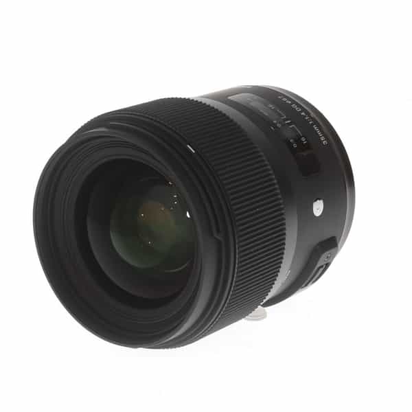 Sigma 35mm f/1.4 DG (HSM) A (Art) Full-Frame Lens for Nikon F-Mount, Black  {67} at KEH Camera