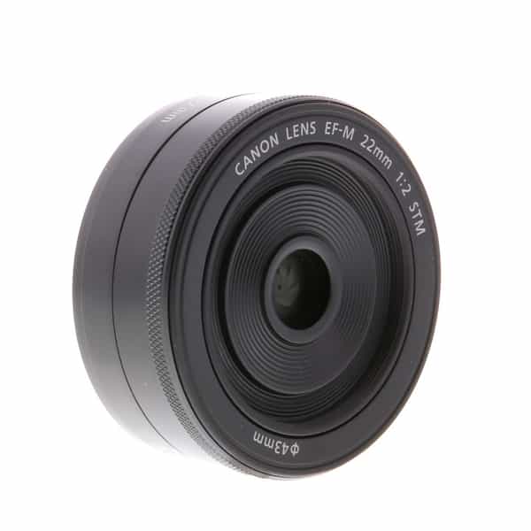 Canon 22mm f/2 STM Lens for EF-M Mount, Graphite Black {43} at KEH Camera