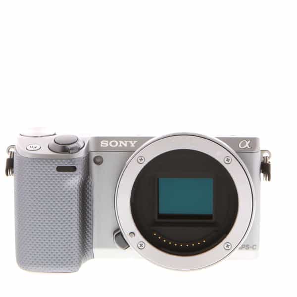 Sony NEX-5R Mirrorless Digital Camera Body, Silver {16.1MP} at KEH Camera