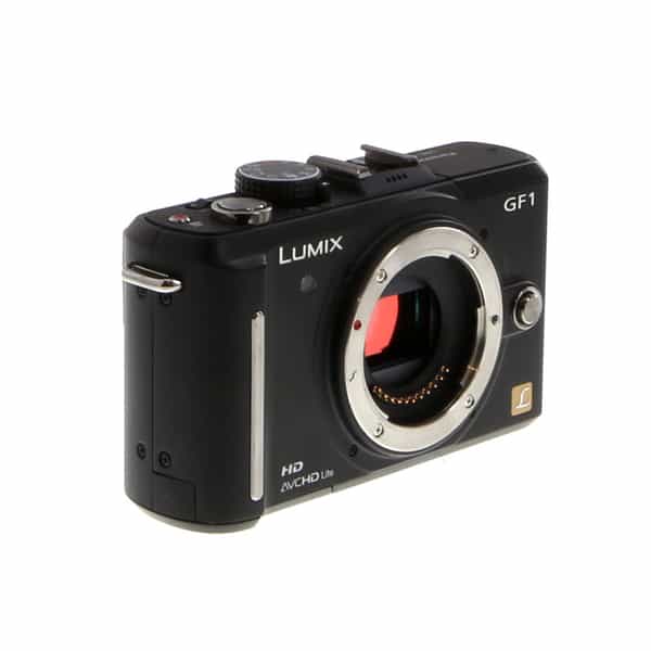 Panasonic Lumix DMC-GF1 Mirrorless Micro Four Thirds Digital Camera Body,  Black {12.1MP} at KEH Camera