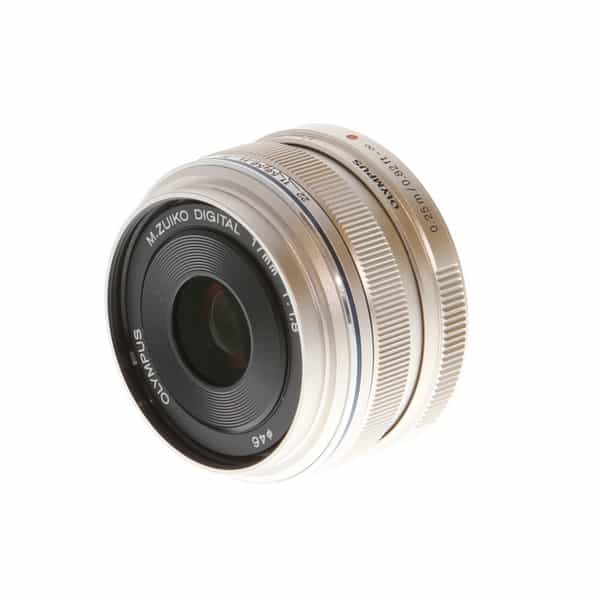 Olympus 17mm f/1.8 M.Zuiko Digital MSC Autofocus Lens for MFT (Micro Four  Thirds), Silver {46} at KEH Camera