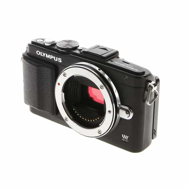 Olympus PEN Lite E-PL5 Mirrorless MFT (Micro Four Thirds) Camera Body,  Black {16MP} at KEH Camera