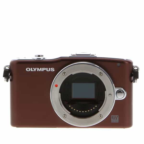 Olympus PEN Mini E-PM1 Mirrorless MFT (Micro Four Thirds) Digital Camera  Body, Brown {12.3MP} at KEH Camera