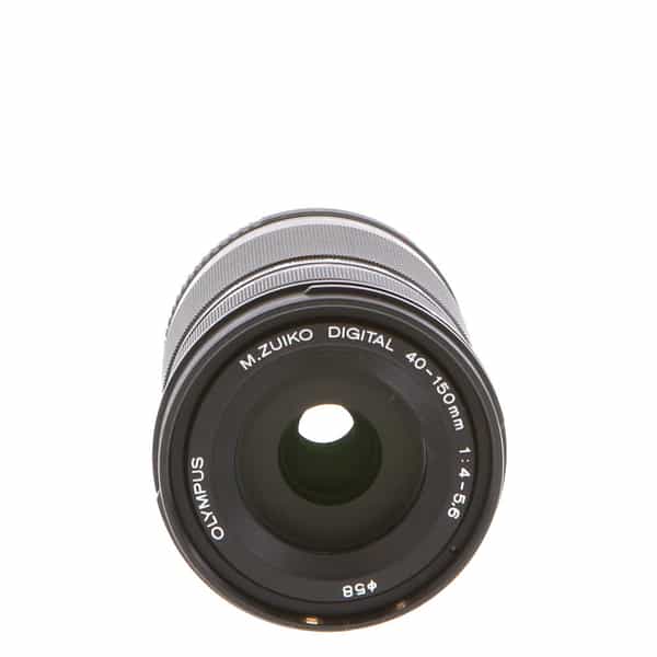 Olympus 40-150mm f/4-5.6 R ED MSC M.Zuiko Autofocus Lens for MFT (Micro  Four Thirds), Black {58} - With Caps - EX+